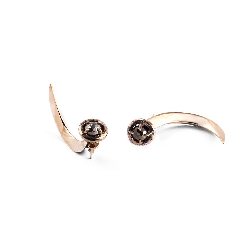 Paola Grande Gioielli UNCINI Uncini con pirite