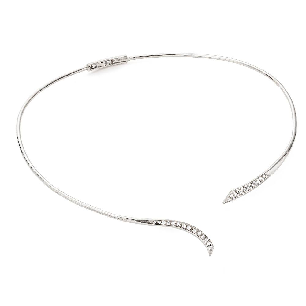 Paola Grande Gioielli REVERSO Collana 'Reverso' oro bianco