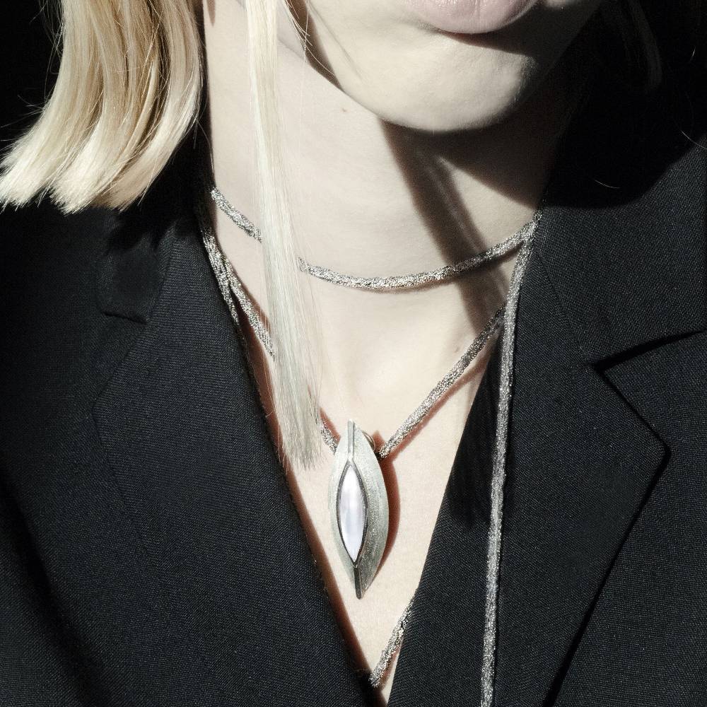 Paola Grande Gioielli SCIARPE Cordino/choker In Argento