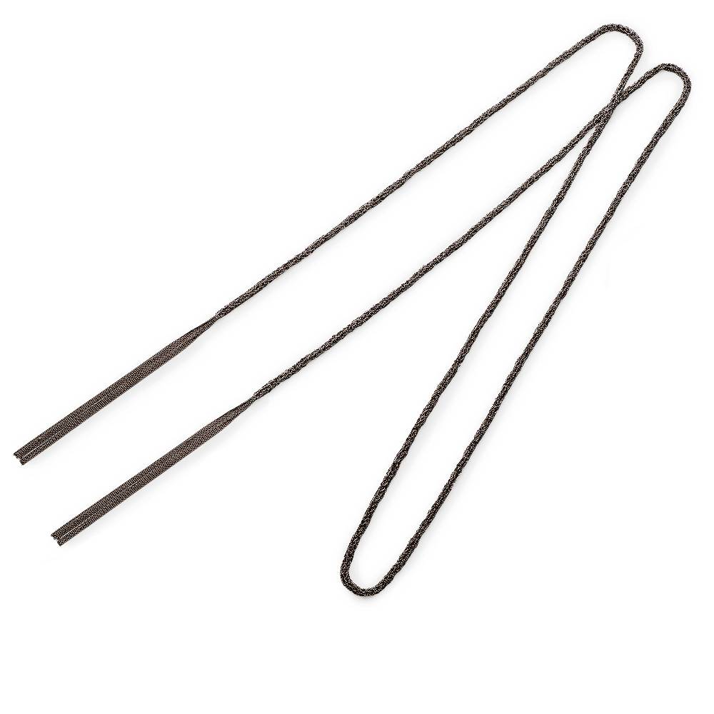 Paola Grande Gioielli SCIARPE Cordino/choker in argento rodiato