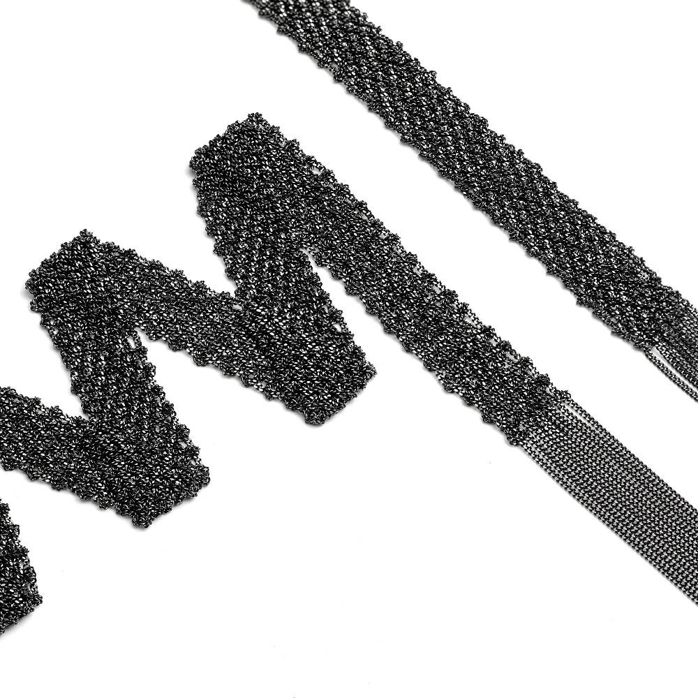 Paola Grande Gioielli SCIARPE Sciarpa Argento Rodiato