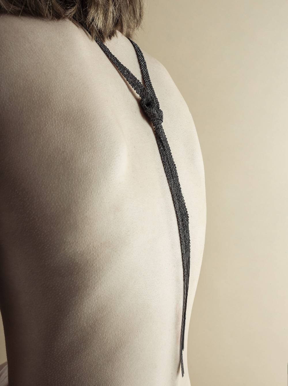 Paola Grande Gioielli SCIARPE Sciarpa Argento Rodiato