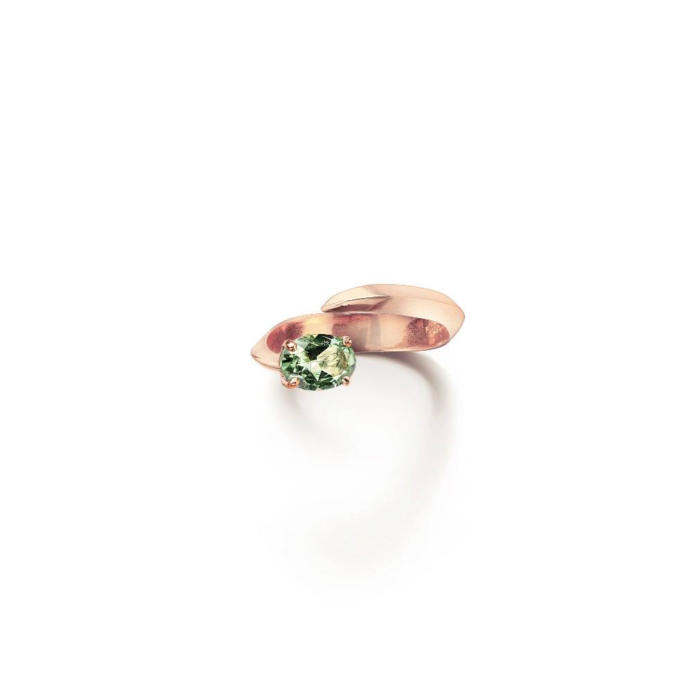 Paola Grande Gioielli SOLIS Anello 'Solis' due elementi con tormalina