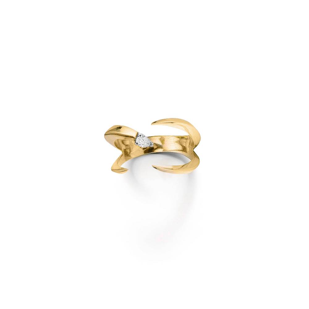 Paola Grande Gioielli SOLIS Anello 'Solis' quattro elementi con goccia