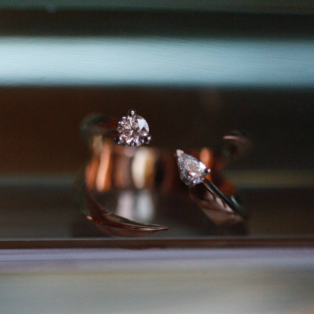 Paola Grande Gioielli SOLIS Anello 'Solis' Quattro Elementi In Oro Rosa