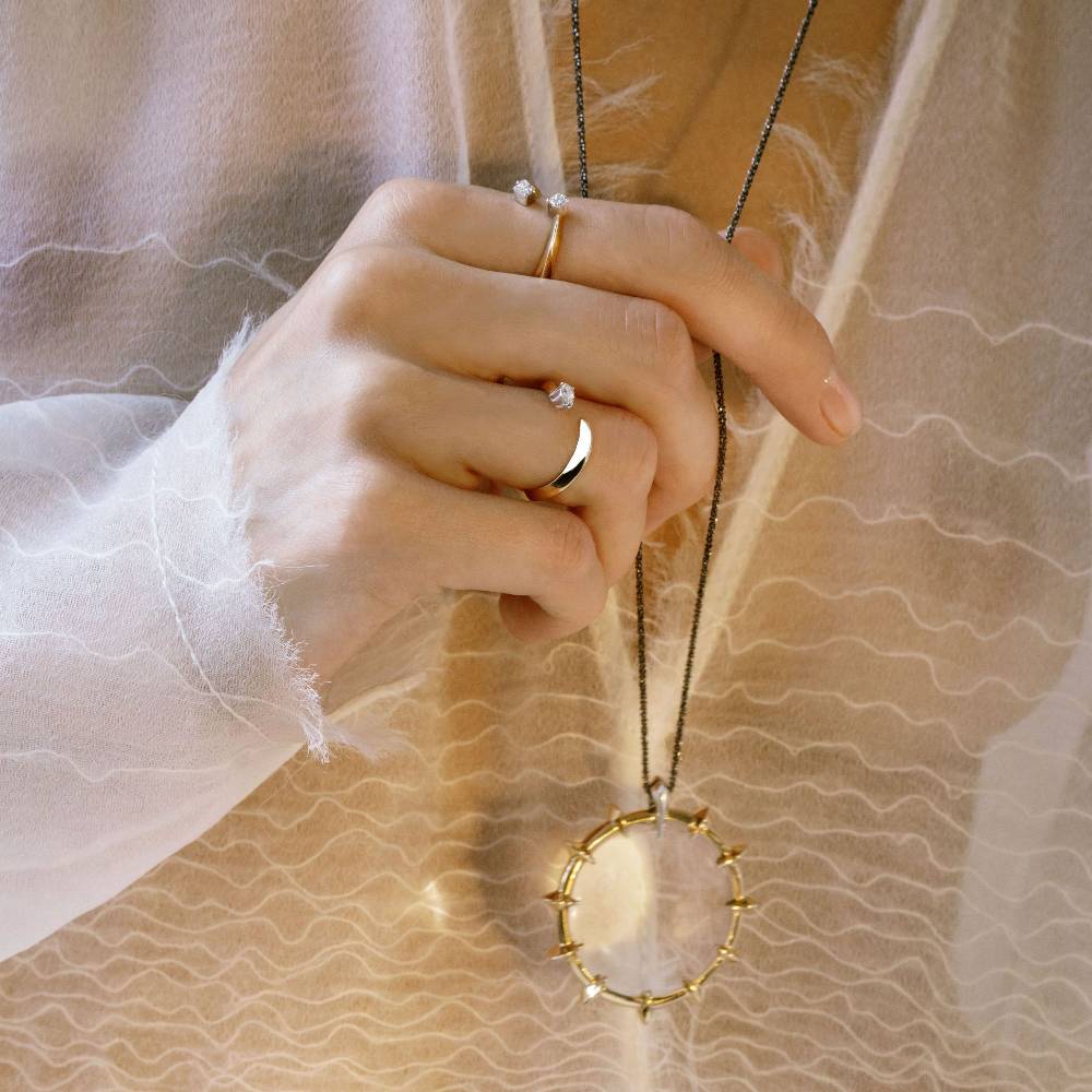 Paola Grande Gioielli SOLIS Ciondolo 'Solis' Bicolor Grande