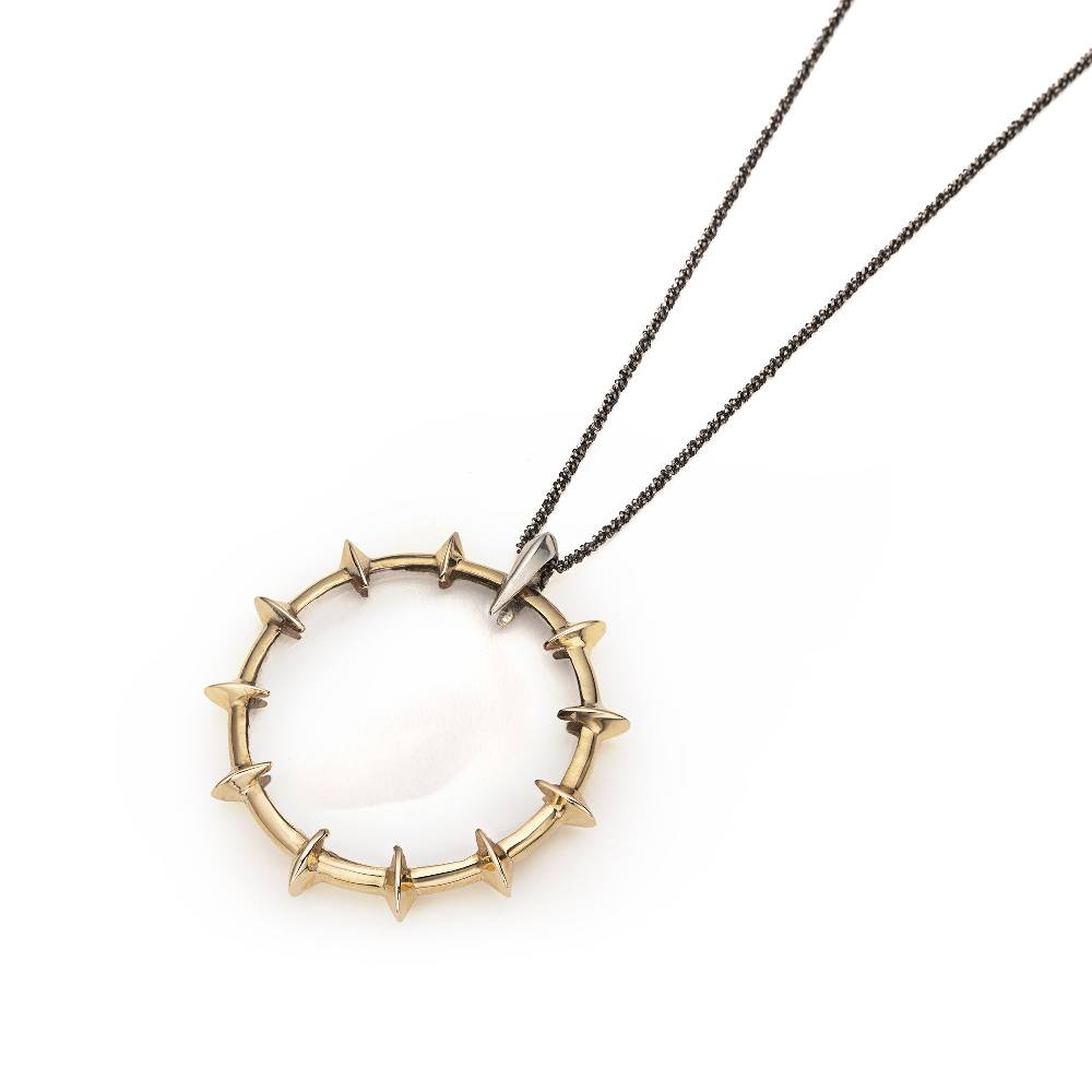 Paola Grande Gioielli SOLIS Ciondolo 'Solis' bicolor grande