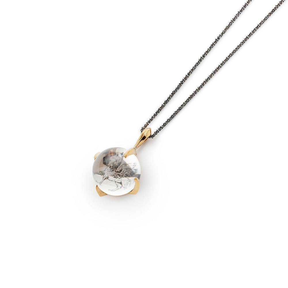 Paola Grande Gioielli SOLIS Ciondolo 'Solis' Cabochon