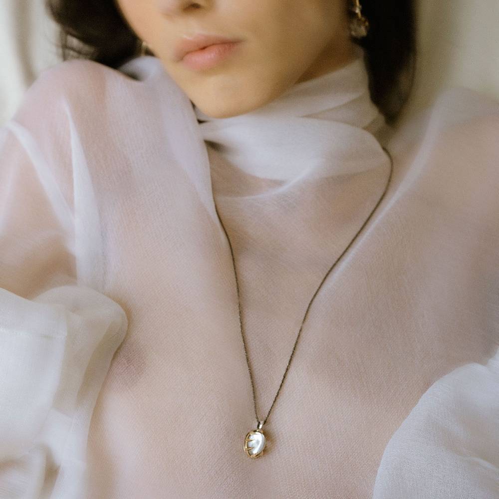 Paola Grande Gioielli SOLIS Ciondolo 'Solis' Nero Piccolo