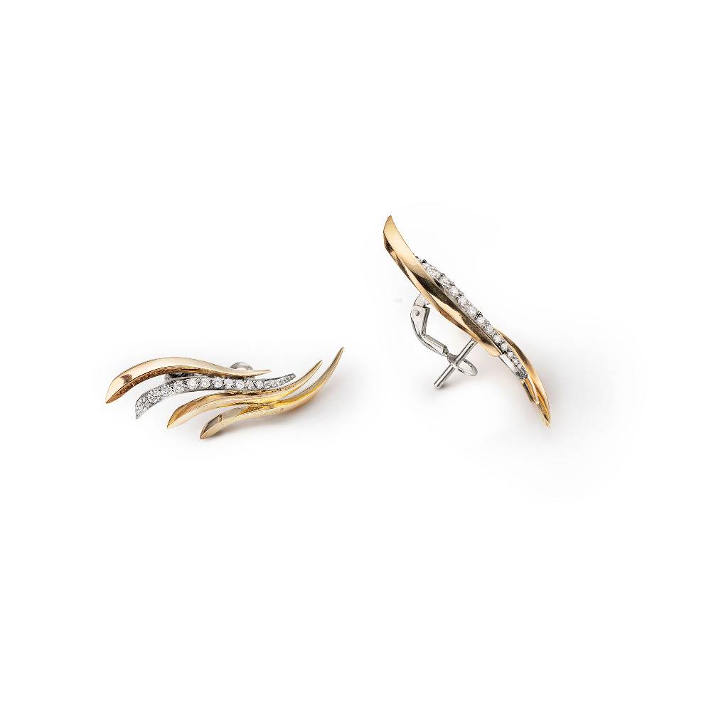 Paola Grande Gioielli SOLIS Orecchini 'Fiamma' Oro Giallo