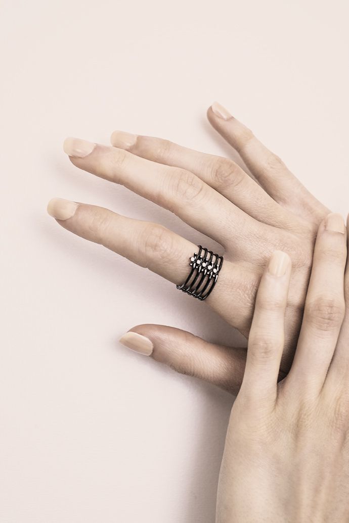 Paola Grande Gioielli SPINAE Anello 5 Elementi 'Spinae'