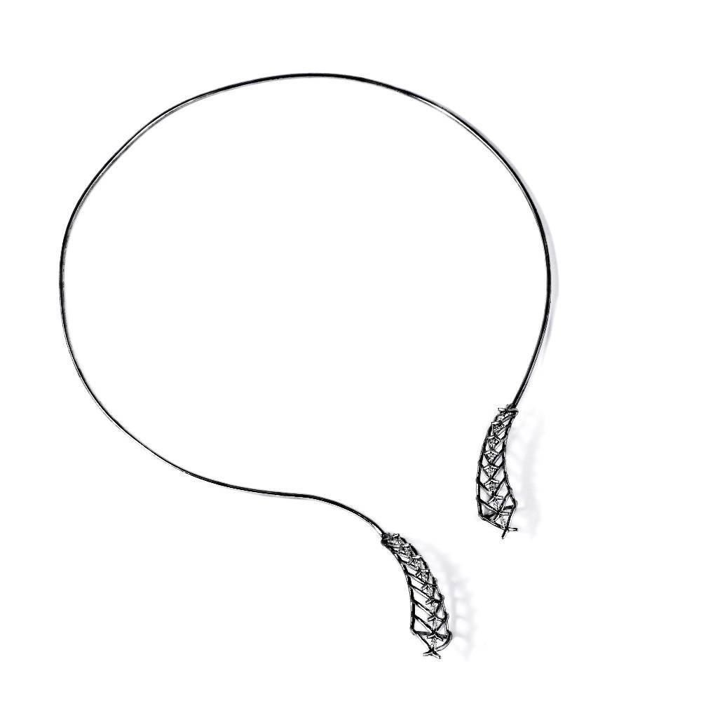 Paola Grande Gioielli SPINAE Girocollo 'Cornucopia' Argento