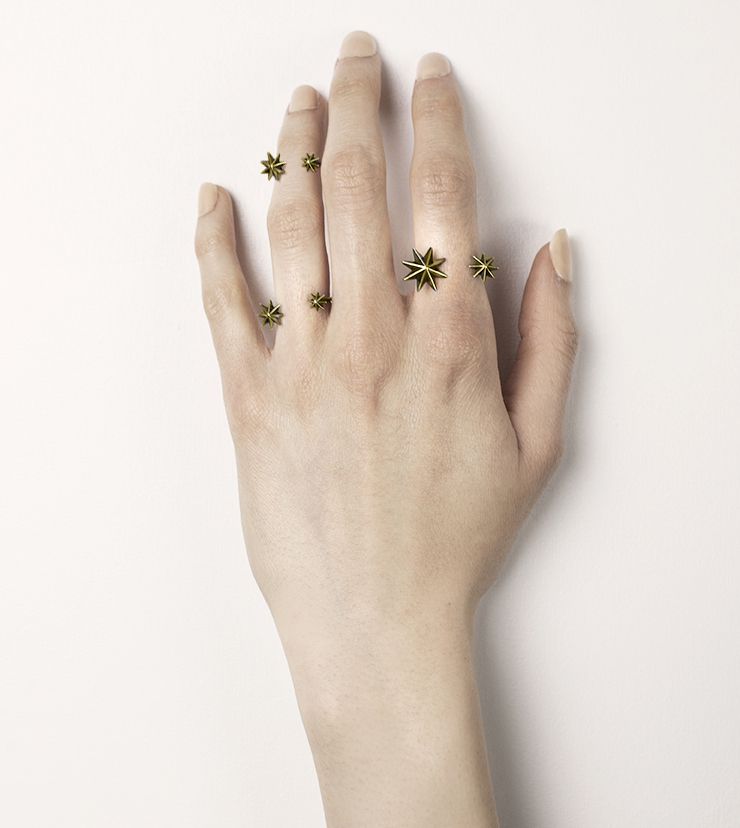 Paola Grande Gioielli STELLA DEI VENTI Anello 'Stella Dei Venti' Piccolo