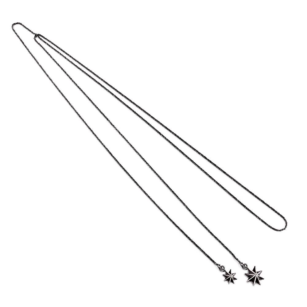 Paola Grande Gioielli STELLA DEI VENTI Sciarpetta 'Stella dei venti' in argento rodiato