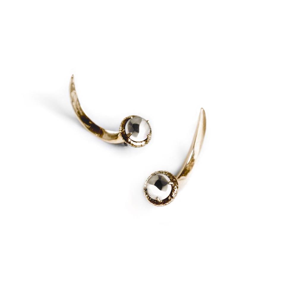 Paola Grande Gioielli UNCINI Uncini con cristallo di rocca