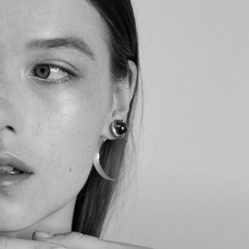 Paola Grande Gioielli UNCINI Uncini Con Cristallo Verde