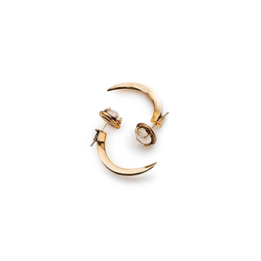 Paola Grande Gioielli UNCINI Uncini Con Quarzo Rutilato