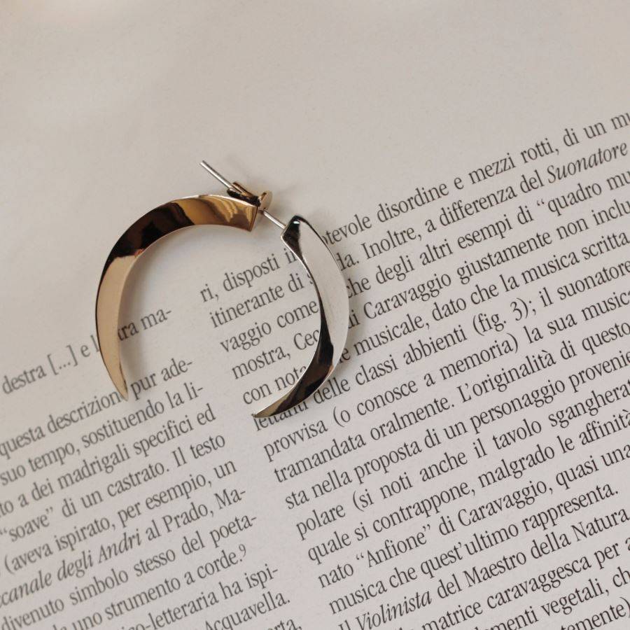 Paola Grande Gioielli UNCINI Uncini Fronte|retro Bicolor