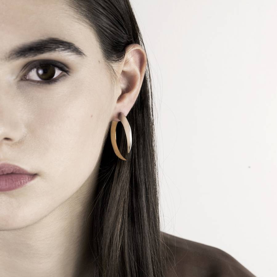 Paola Grande Gioielli UNCINI Uncini Fronte|retro Bicolor