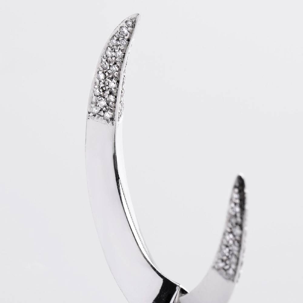 Paola Grande Gioielli UNCINI Uncini In Oro Bianco E Diamanti