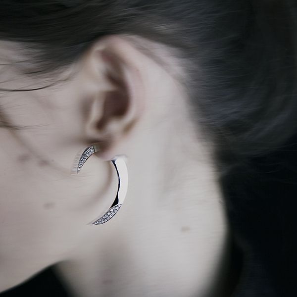 Paola Grande Gioielli UNCINI Uncini In Oro Bianco E Diamanti