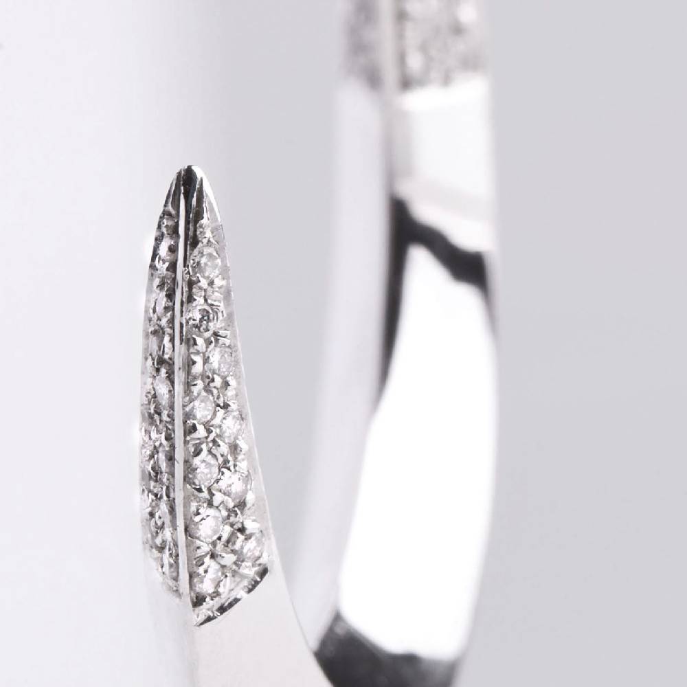 Paola Grande Gioielli UNCINI Uncini In Oro Bianco E Diamanti