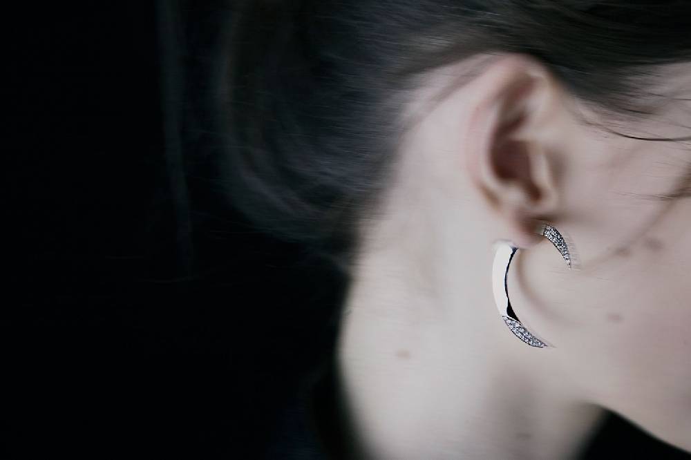 Paola Grande Gioielli UNCINI Uncini Oro Rosa Con Diamanti