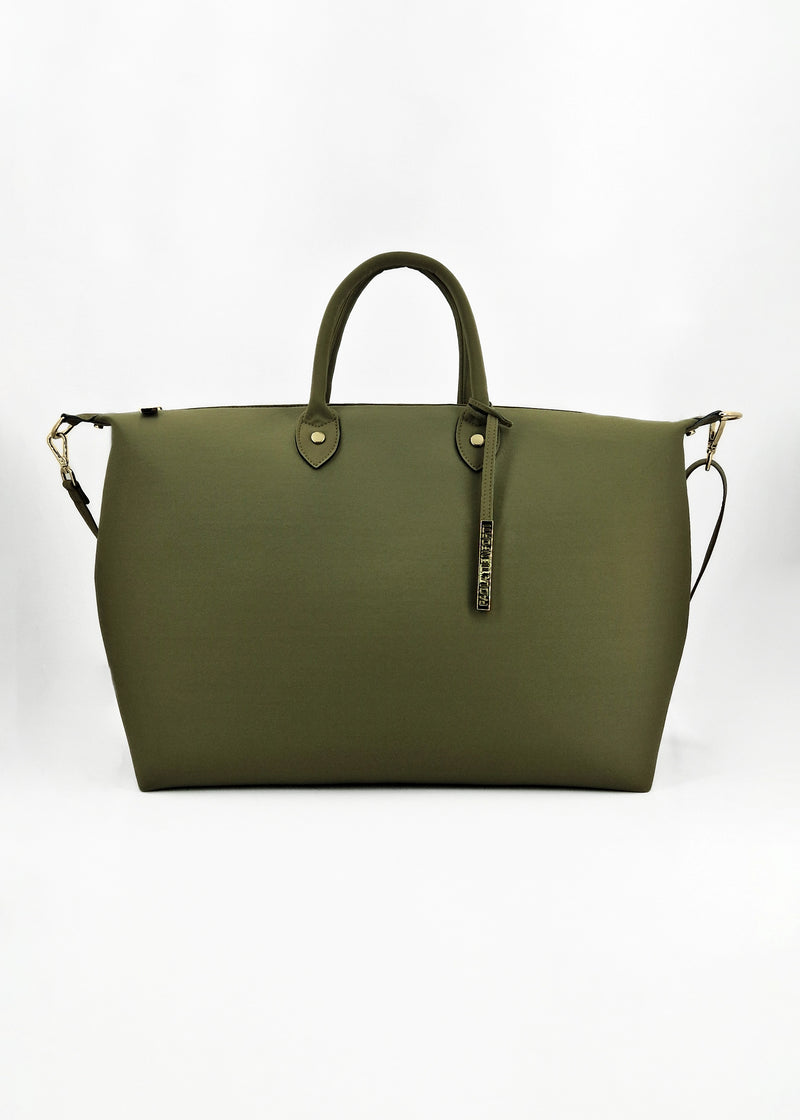 Paola T. Bauletto Large In Neoprene Con Dettagli Oro