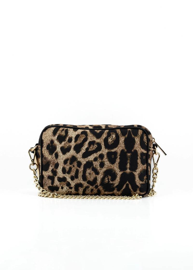 Paola T. Borsa A Tracolla In Neoprene Con Dettagli Oro