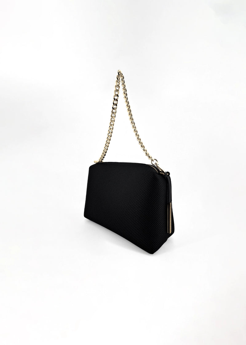 Paola T. Borsa A Tracolla In Traforato Con Dettagli Oro