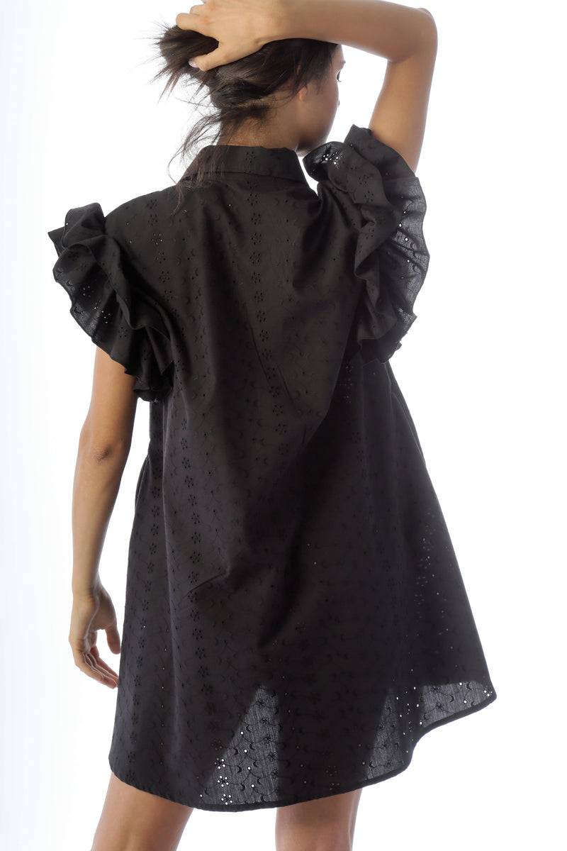 Paola T. Abito Camicia In Pizzo Sangallo