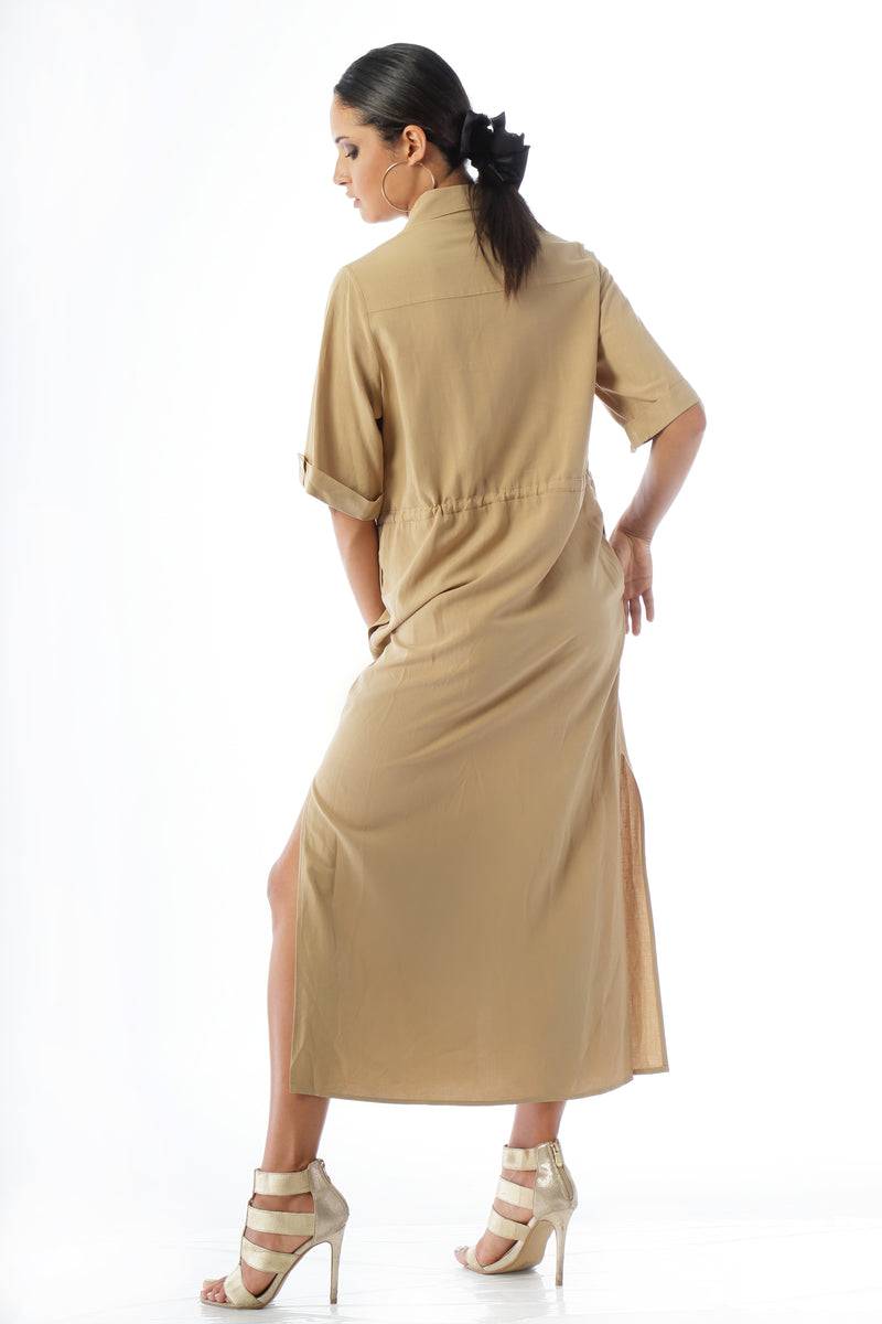 Paola T. Abito Chemisier Con Coulisse