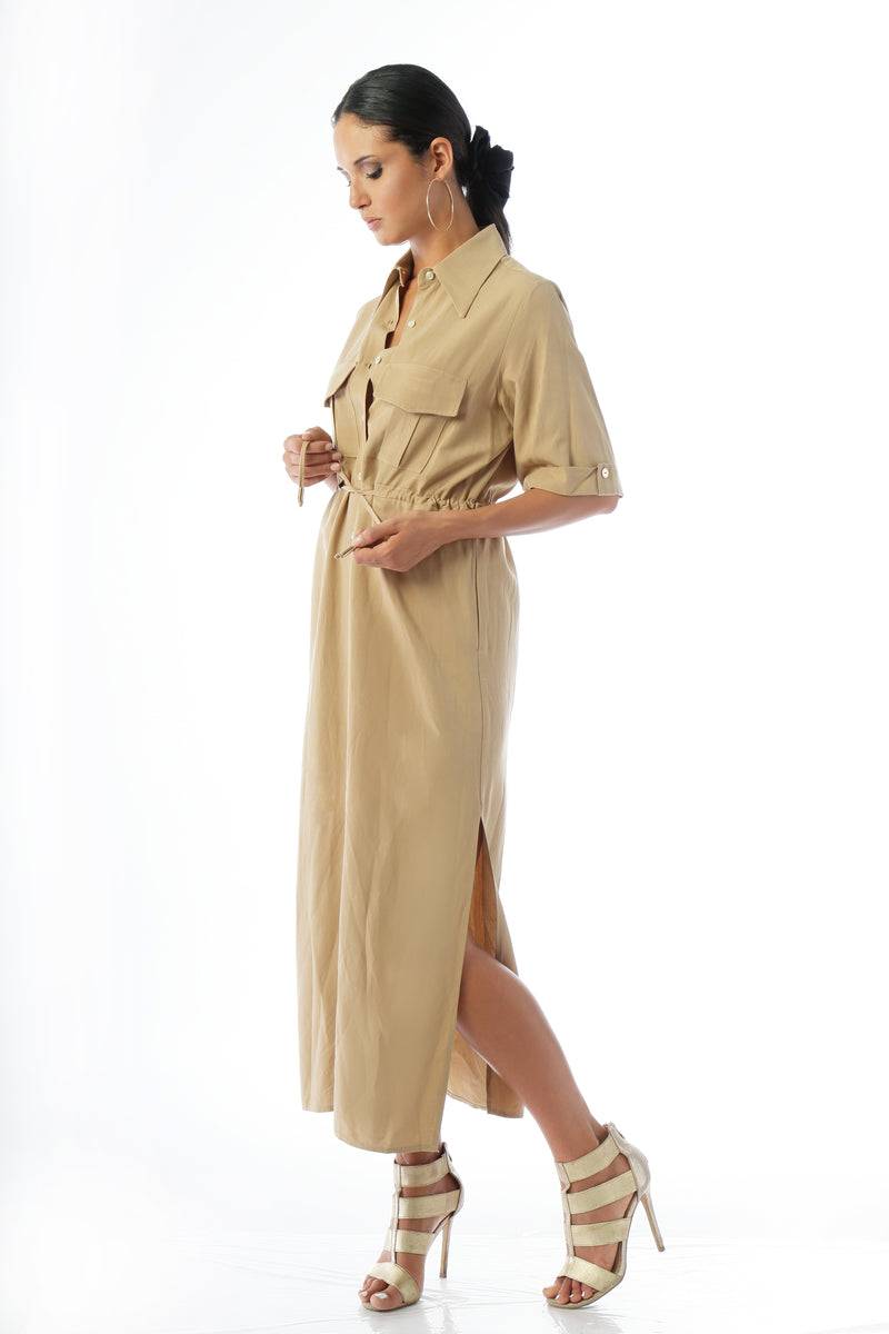 Paola T. Abito Chemisier Con Coulisse