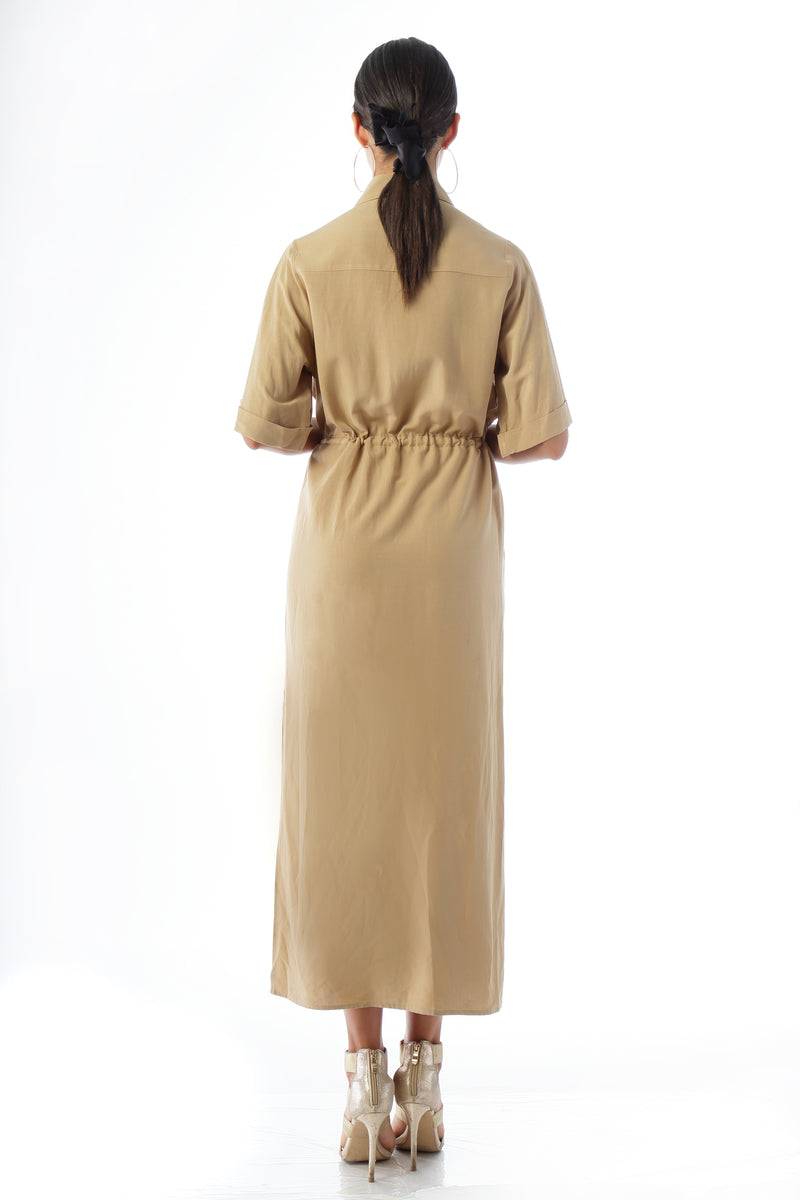 Paola T. Abito Chemisier Con Coulisse