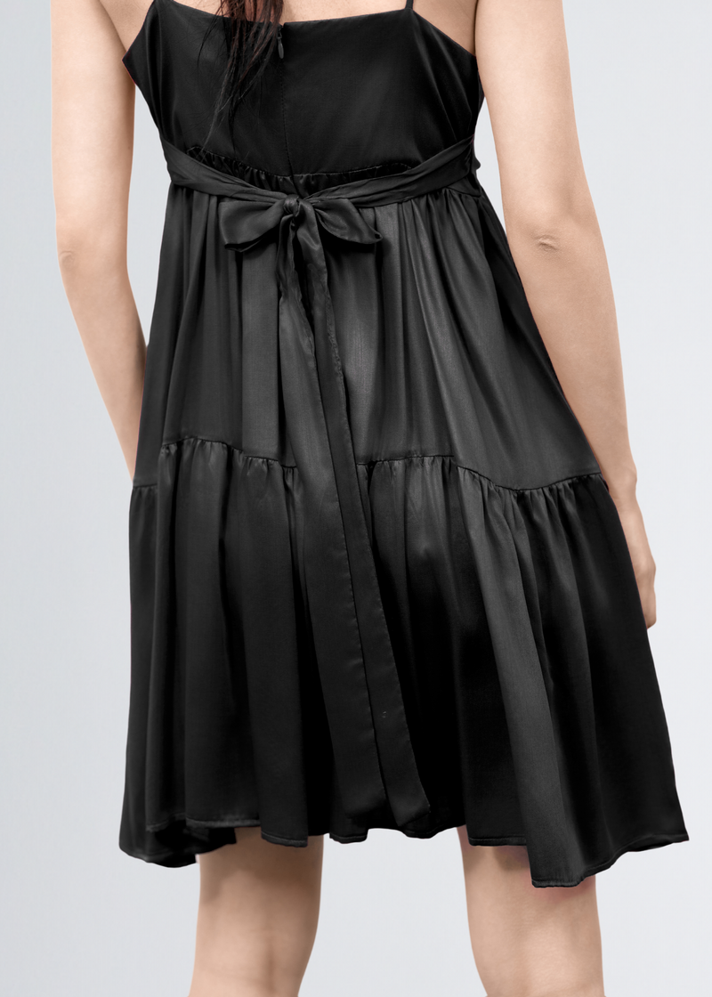 Paola T. Abito Corto Con Scollo Incrociato