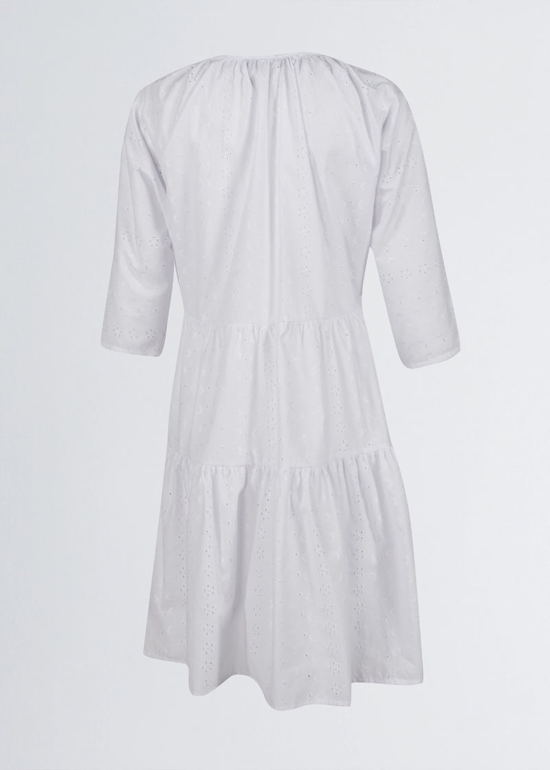 Paola T. Abito In Cotone Sangallo