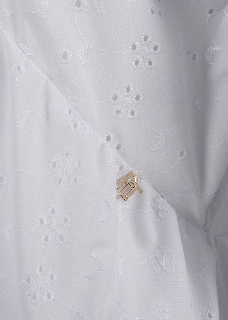 Paola T. Abito In Cotone Sangallo