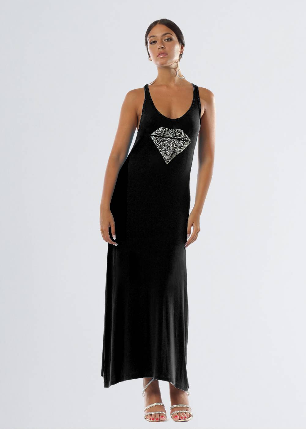 Paola T. Abito in jersey di viscosa Diamond