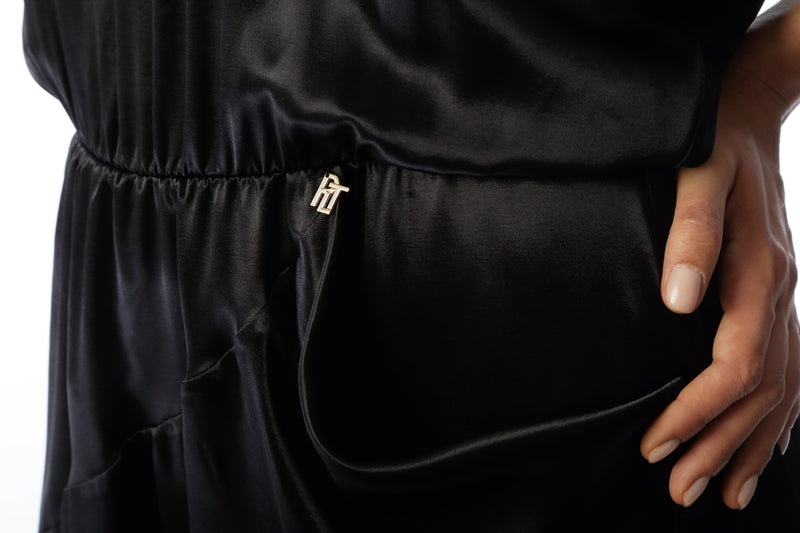 Paola T. Abito In Raso Di Viscosa