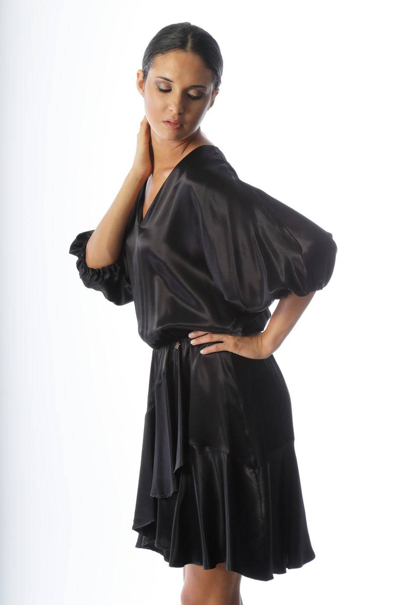 Paola T. Abito In Raso Di Viscosa