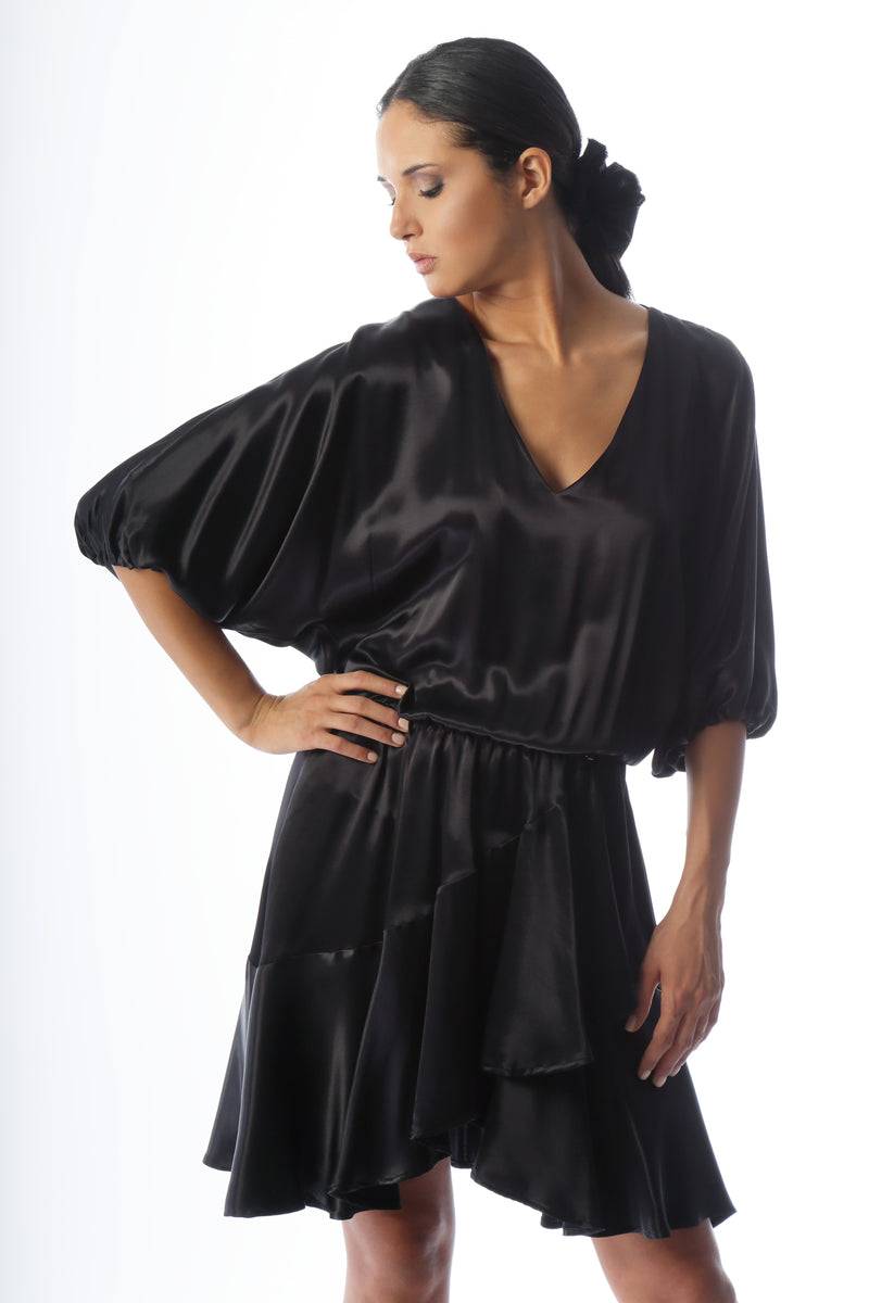 Paola T. Abito In Raso Di Viscosa