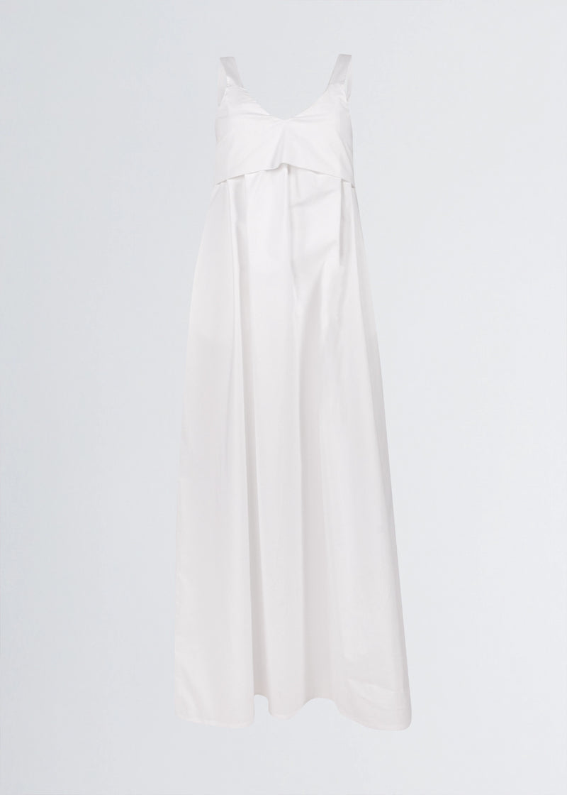 Paola T. Abito Lungo In Cotone Popelin