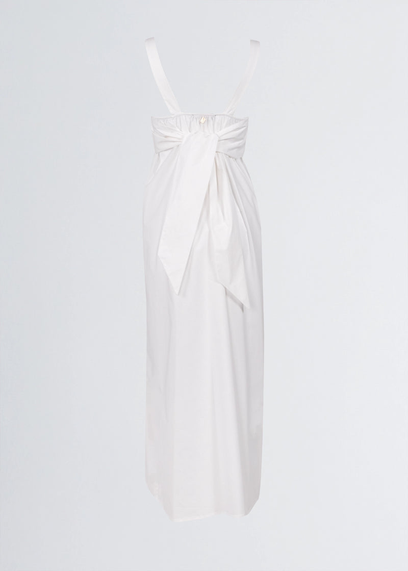 Paola T. Abito Lungo In Cotone Popelin