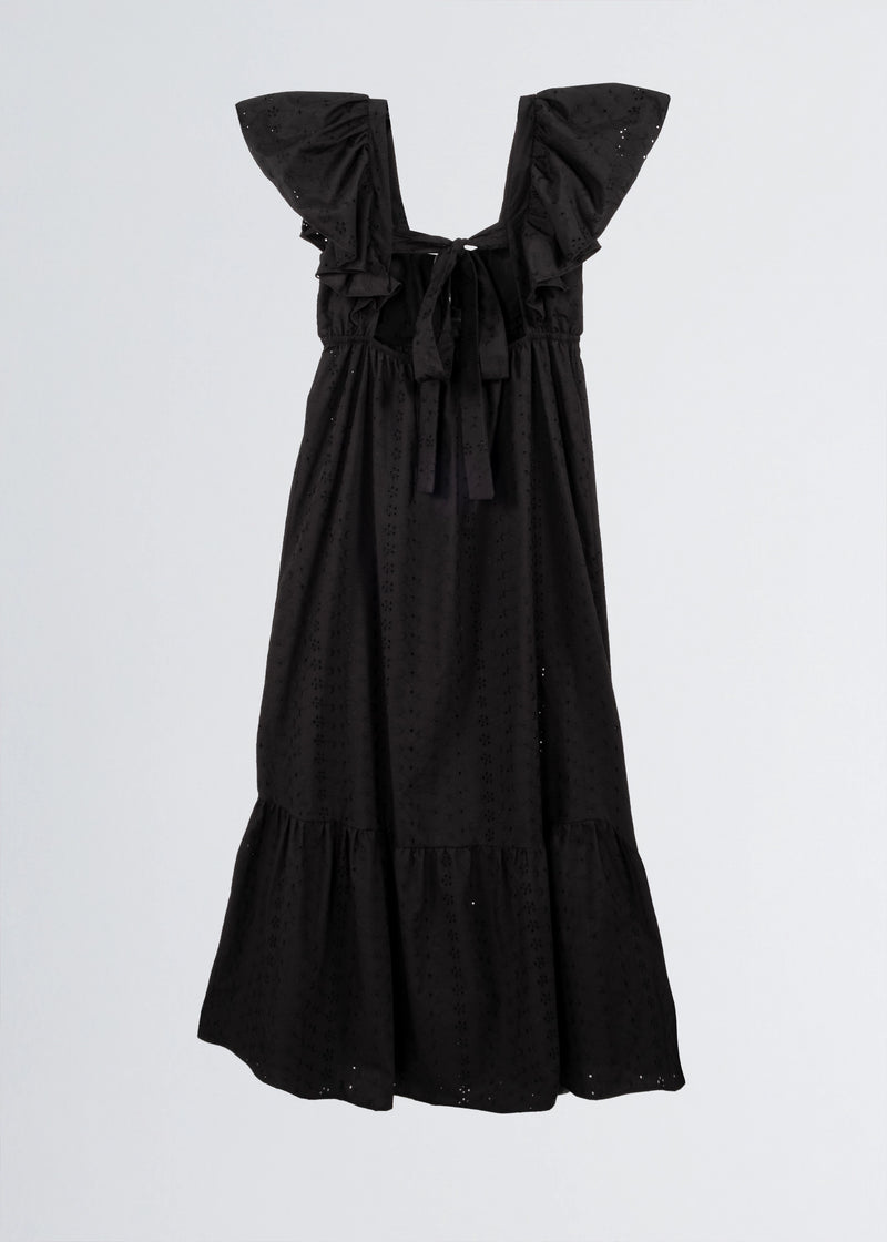 Paola T. Abito Lungo In Cotone Sangallo