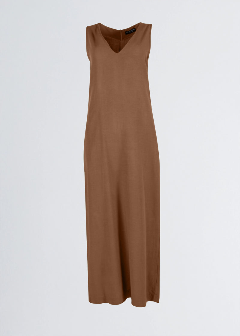 Paola T. Abito Lungo In Lino E Viscosa