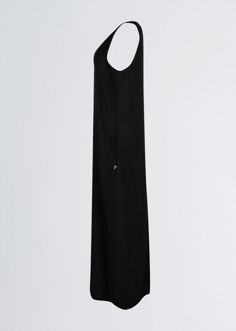 Paola T. Abito Lungo In Lino E Viscosa