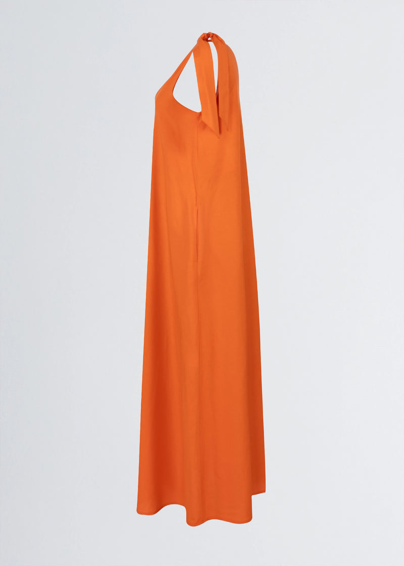 Paola T. Abito Lungo In Lino E Viscosa