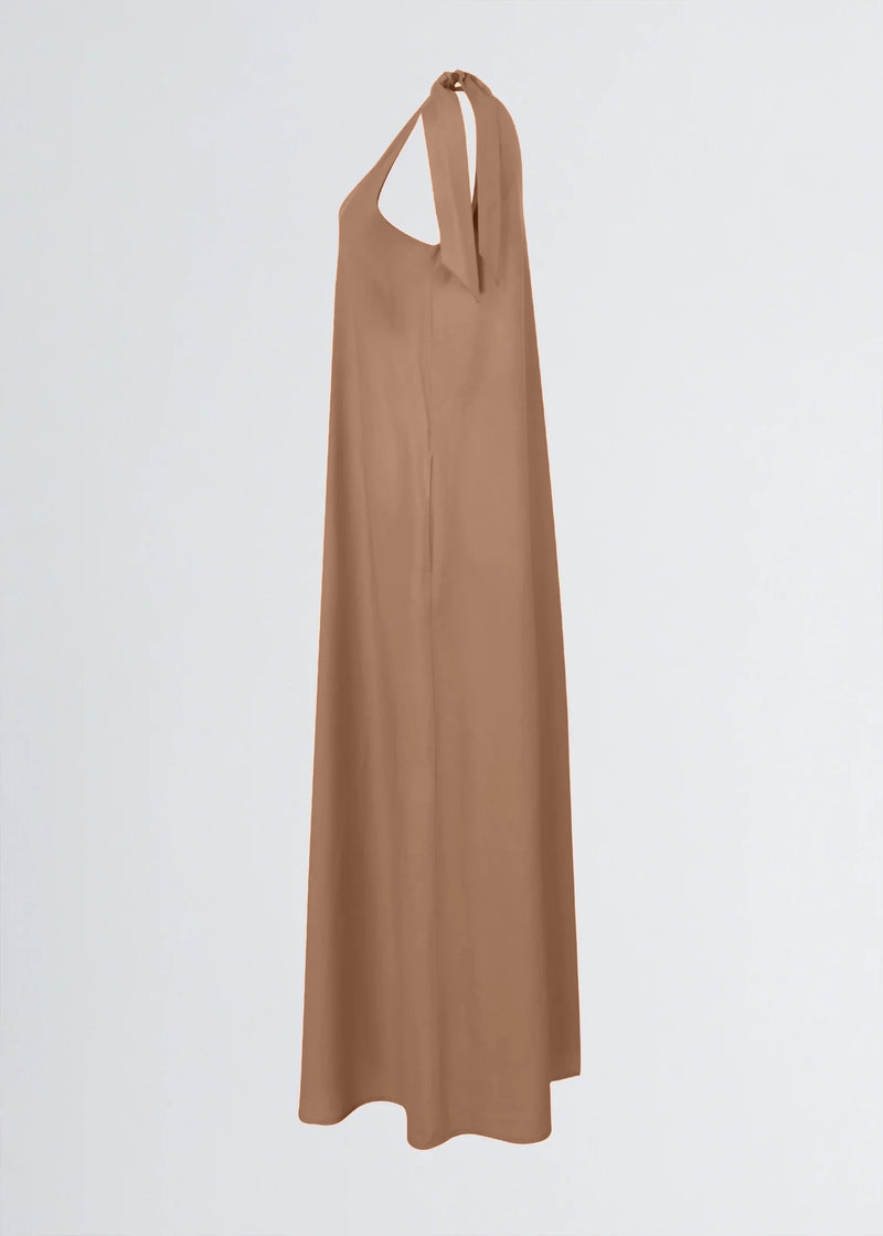 Paola T. Abito Lungo In Lino E Viscosa