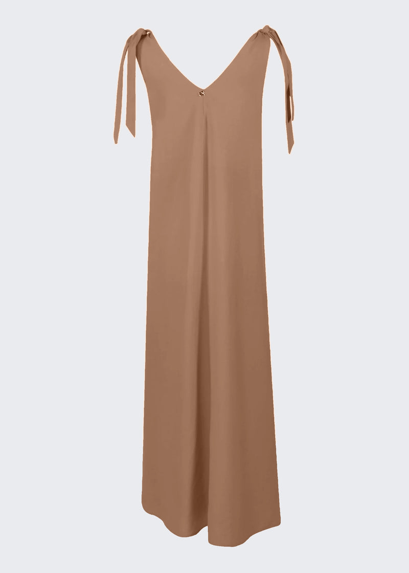 Paola T. Abito Lungo In Lino E Viscosa