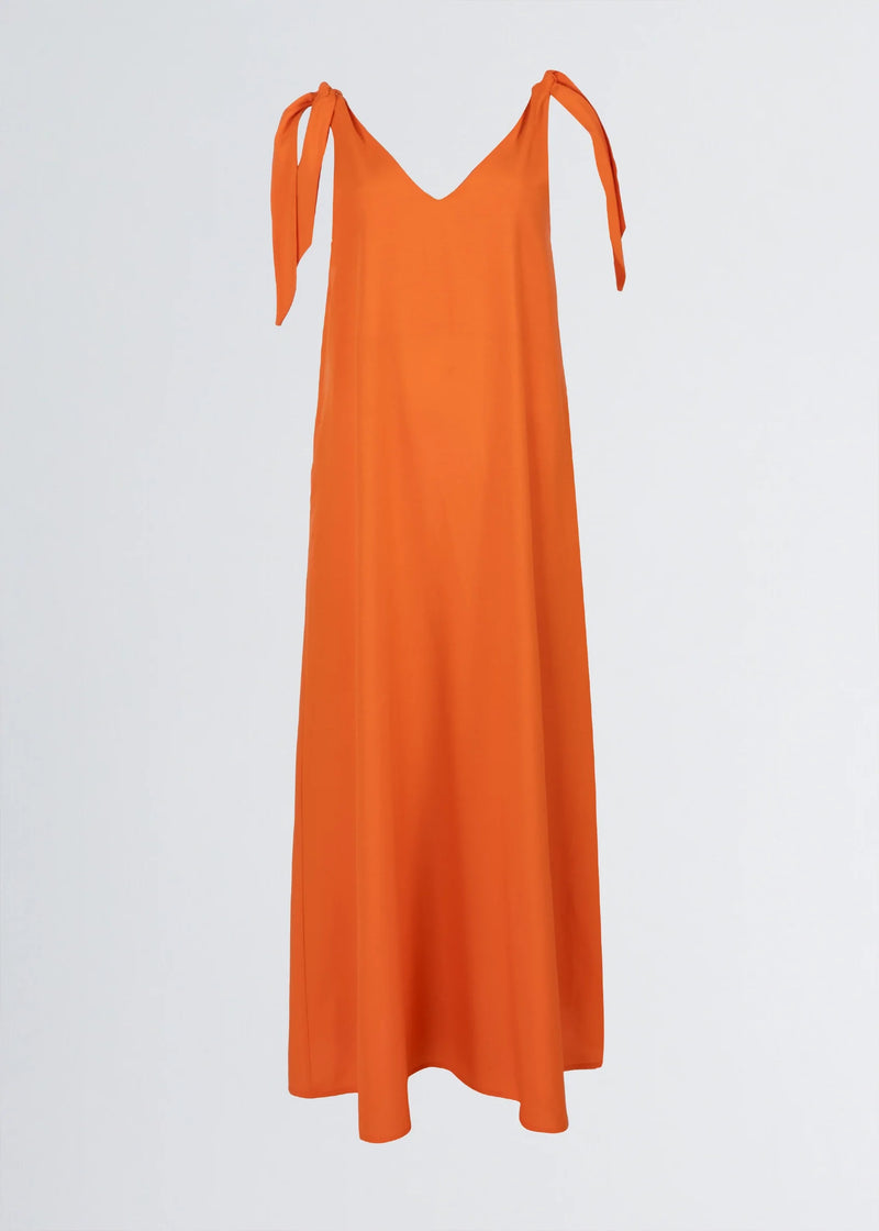 Paola T. Abito Lungo In Lino E Viscosa